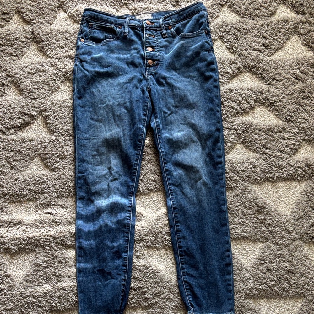 Madewell High Rise Blue Jeans